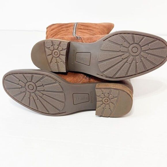 Born Hayden NWB Sz 8W Extended Calf Rust Tobacco Distressed Leather Knee High Bo - Picture 6 of 13